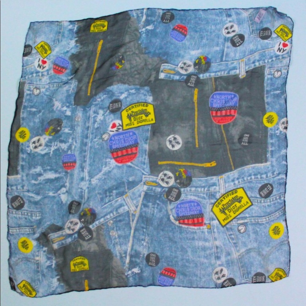 SOLD Galliano for DIOR Miss Diorella scarf